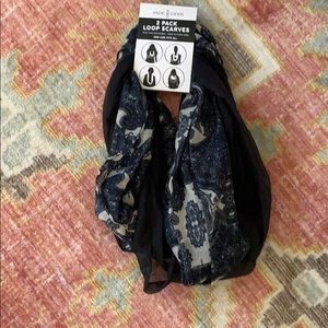 2 pack loop scarves